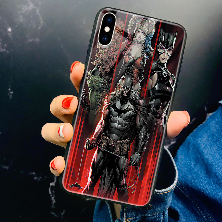 Ốp Bảo Vệ Apple Ip In Hình Người Dơi Batman CASESPOT Phone 6 6Plus 6S 6S Plus 7 7Plus 8 8Plus X Xs Xs Max 11 Promax