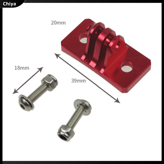 Ngàm Gắn Camera Hành Trình GoPro Hero6 / 5 / 4 / 3 + / xiaoyi / SJ Bằng Hợp Kim Nhôm Gắn Mũ Bảo Hiểm