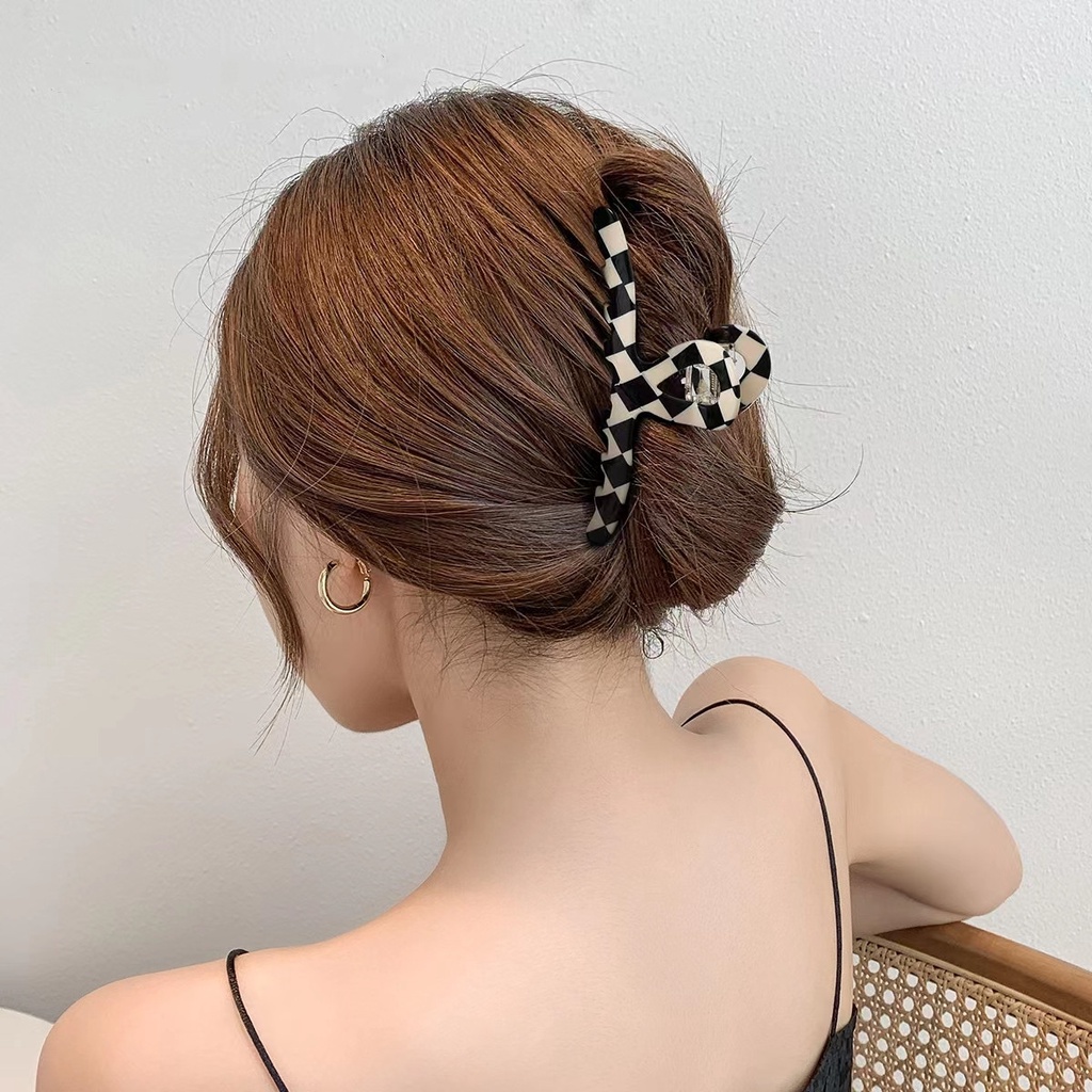 Kẹp Tóc Hình Cá Mập Màu Trắng Đen Phong Cách Hàn Quốc Cho Nữ