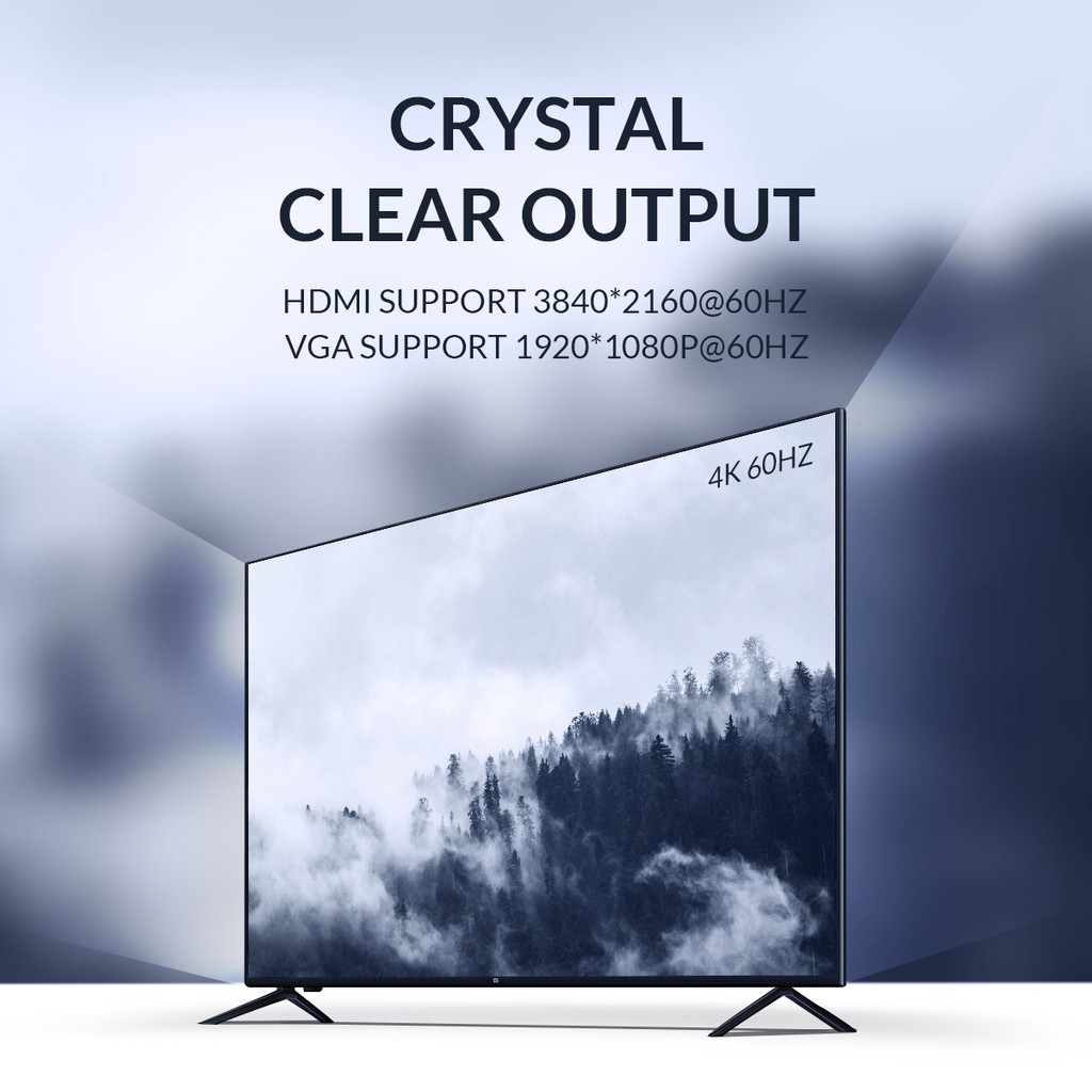 Đầu Chuyển Đổi Type C Sang Cổng VGA ORICO CTV - Hàng Chính Hãng