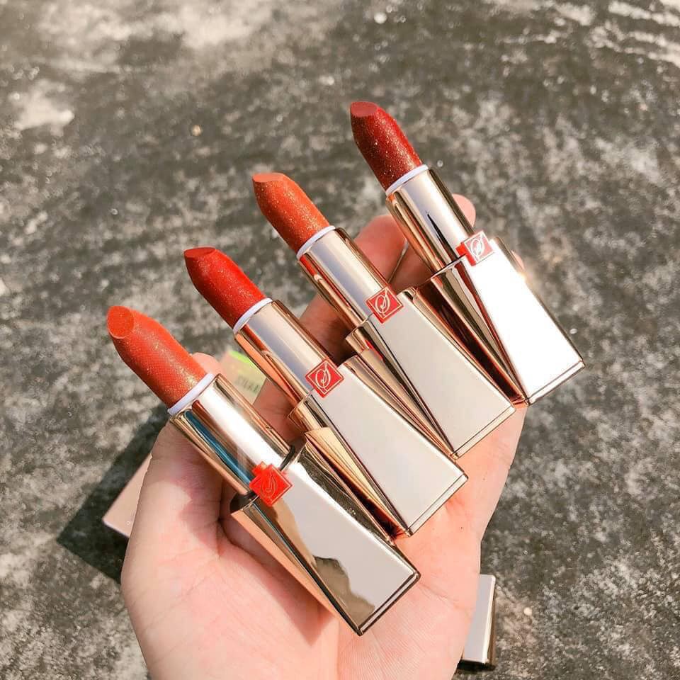 HSD 18.7.24 on thỏi lì lấp lánh Sivanna Colors Luxury Power Matte Lipstick HF5023