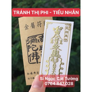 Linh phù tránh thị phi - tránh điều không may mắn dán điện thoại - đã chú