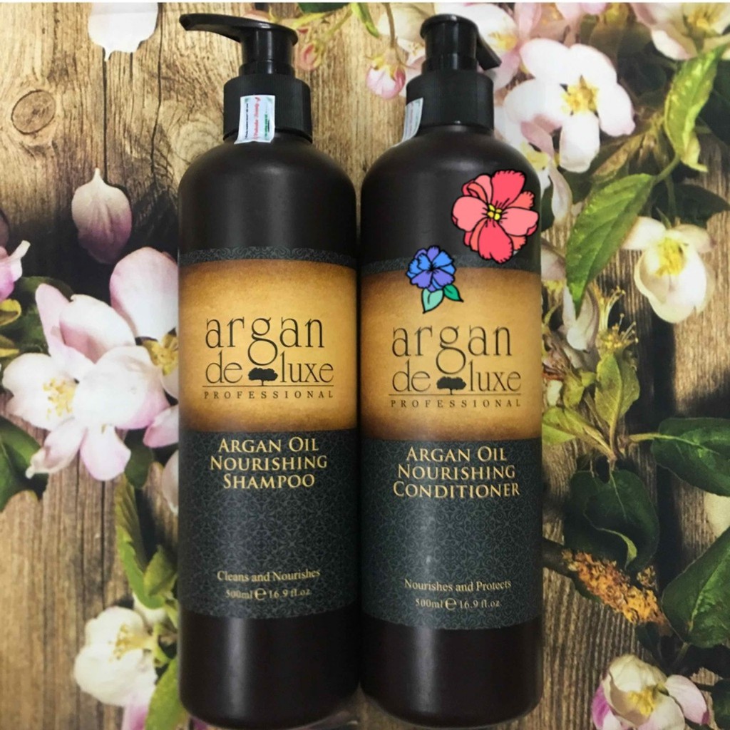 CẶP DẦU GỘI XẢ DÀNH CHO TÓC HƯ TỔN ARGAN DELUXE OIL 500ML X 2