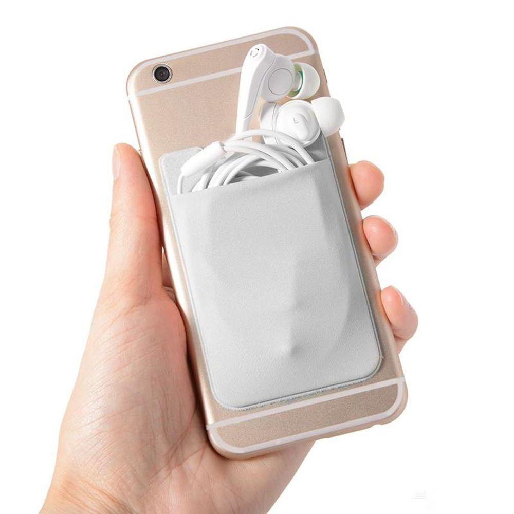 Miếng Dán Nhiều Màu Sắc Co Giãn Để Đựng Thẻ ID Cho Điện Thoại