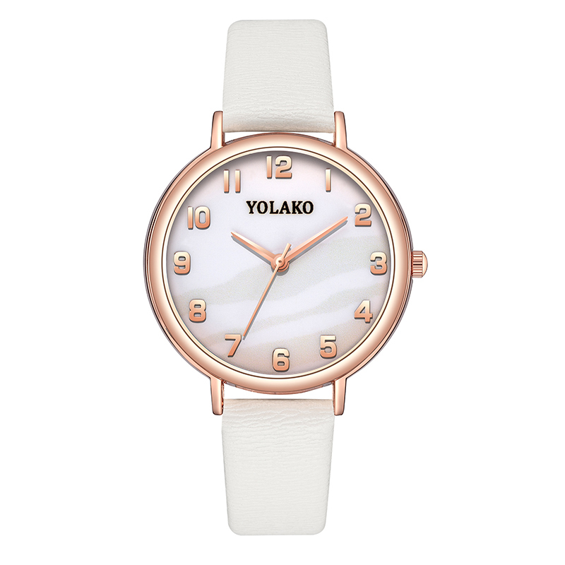 ZOLFA Elegant White Ladies Quartz Wrist Watches Fashion Ultra-Thin Leather Womens Watch Analog Clocks Lady Dress Watches Đồng hồ nữ