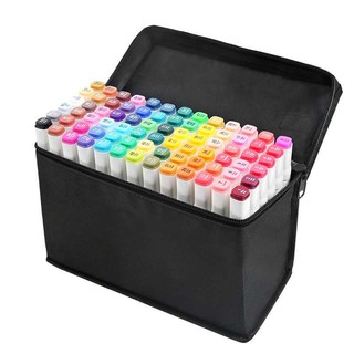 Bộ bút Marker Touch Mark 80 màu (Vỏ Trắng)