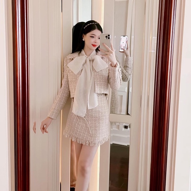 Mita Boutique - Áo Sơ Mi Cổ Nơ Xenia Mita - MÍM008