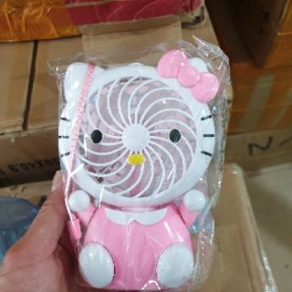 Quạt mini cầm tay hello Kitty
