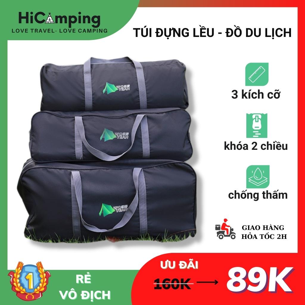 [VẢI LOẠI I - 300D] TÚI ĐỰNG LỀU - TÚI ĐỰNG ĐỒ DU LỊCH / TĂNG/ NỆM/ CÂY CHỐNG - 3 KÍCH CỠ S,M,L