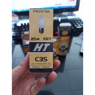 BÓNG ỚT ĐỤC SỢI ĐỐT 25W HÒA THÁI ĐUI E27