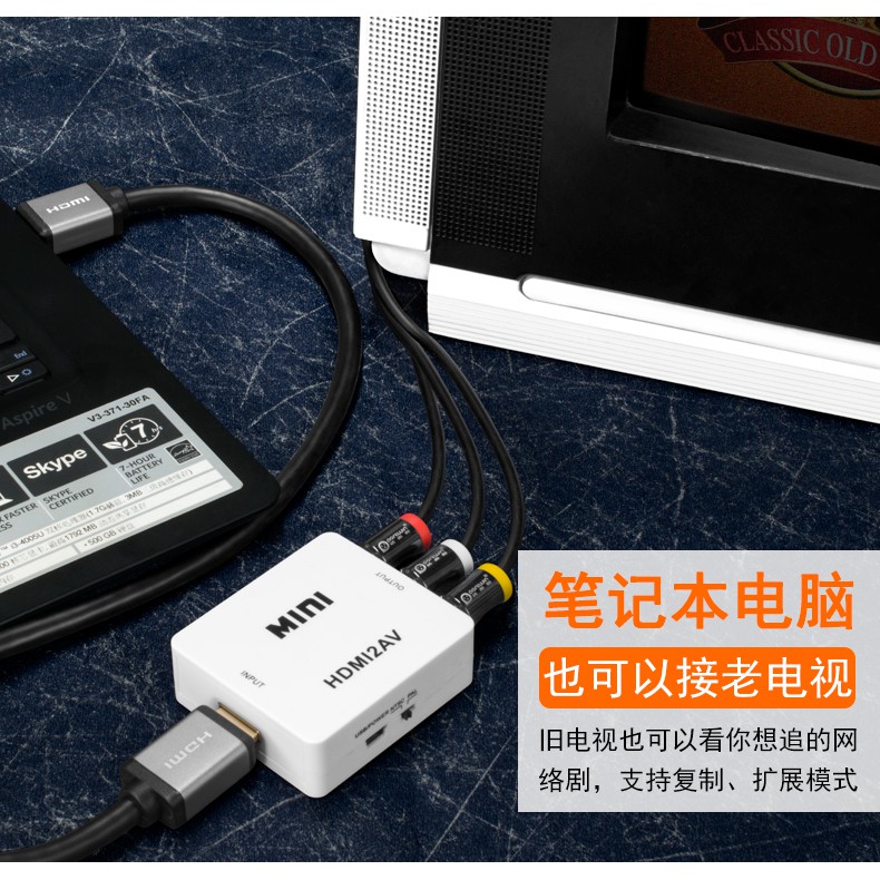 Bộ Chuyển Đổi hdmi Sang av Cho TV Box / Computer / PS3 / PS4 to Old TV 3RCA