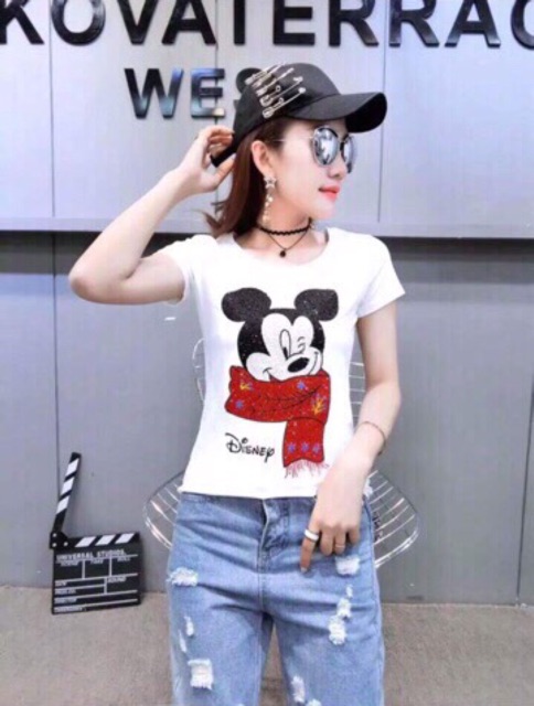 💋💋 Áo Thun Đính Đá Quảng Châu