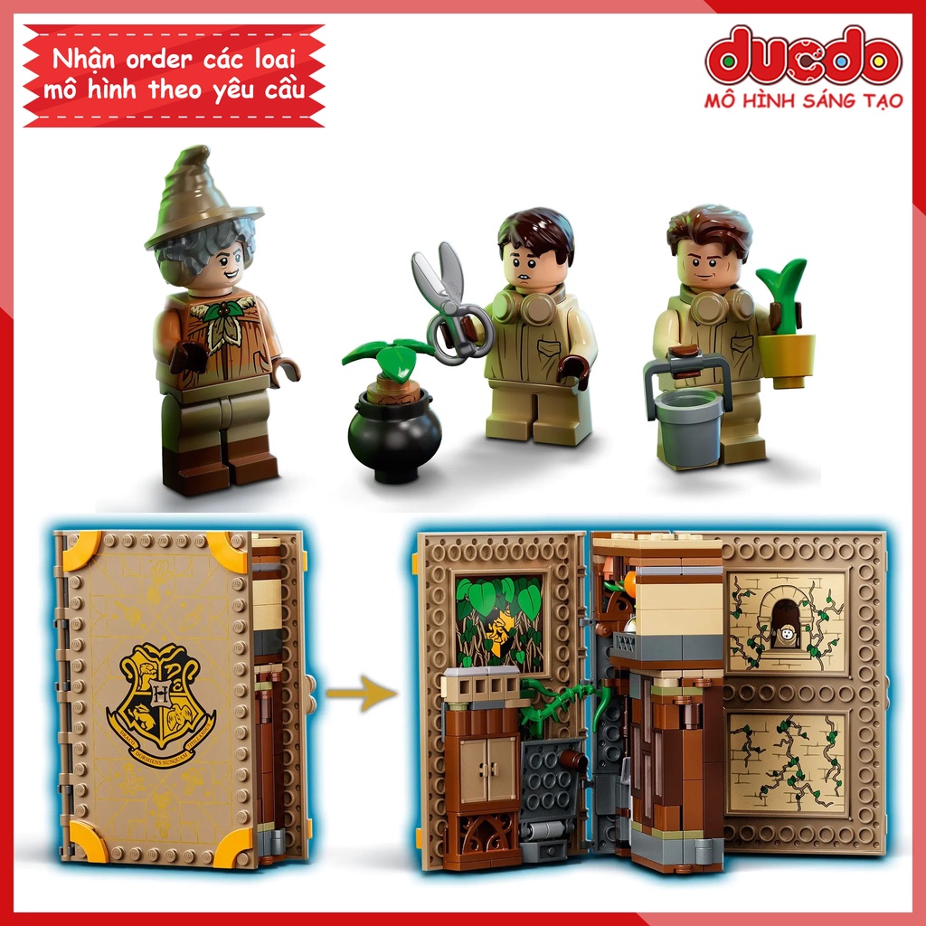 87082 Lắp ghép Harry Potter Hogwarts Moment: Herbology Class - Đồ chơi Xếp hình Mô hình 76384 BLA LRI TANK 60008