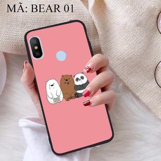 Ốp lưng Xiaomi A2 Lite viền dẻo TPU BST Gia Đình Nhà Gấu