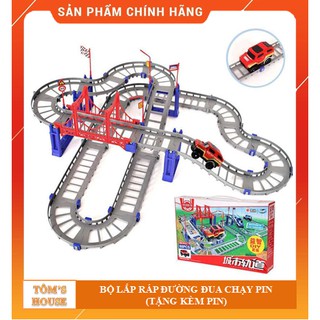 [FREESHIP đơn từ 50k]Bộ Lắp Ráp Đường Đua Ô Tô Chạy Pin Cho Bé