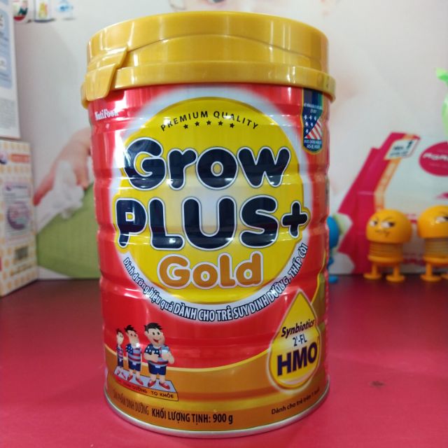 Sữa grow plus Gold HMO 900gr date mới