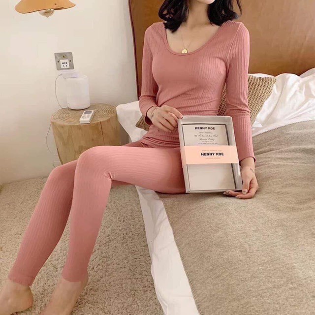 Bộ Giữ Nhiệt Nữ HENNY ROE(HÀNG ĐẸP)
