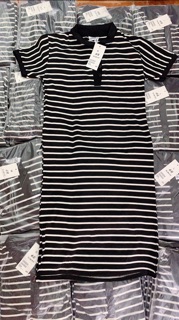 Váy cotton kẻ body