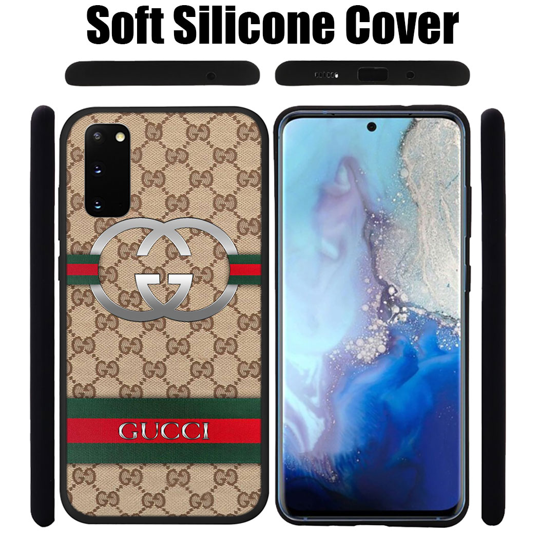 Ốp Điện Thoại Họa Tiết Logo Gucci Cho Samsung Galaxy Note 8 9 S21 S30 Ultra Plus A72 A32 J2 Prime 75qk