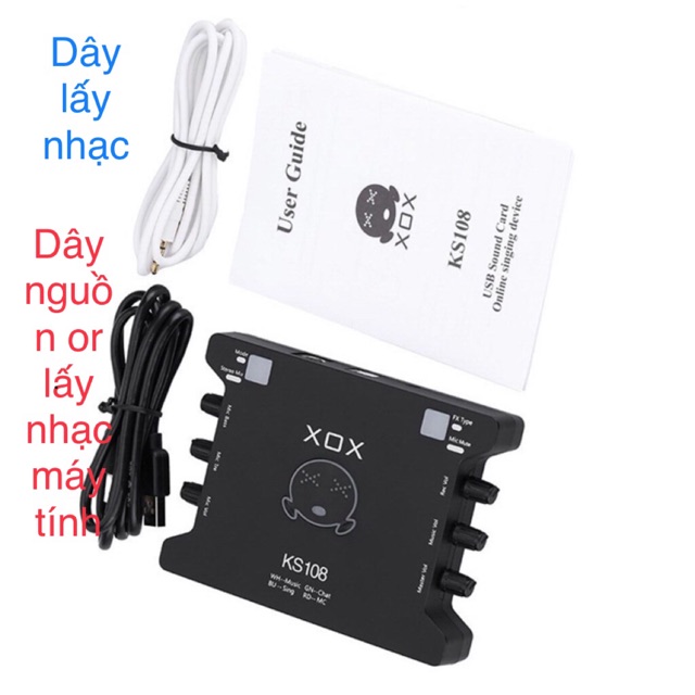 SOUND CARD XOX KS108 PHIÊN BẢN ĐẶC BIỆT