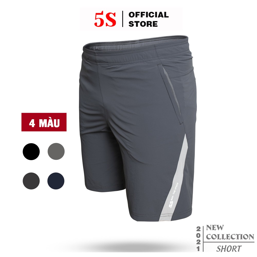 Quần Đùi Nam Thể Thao 5S (5 màu), Chất Liệu Vải Gió Thoáng Mát, Co Giãn Tốt (QSG21007-06) | BigBuy360 - bigbuy360.vn