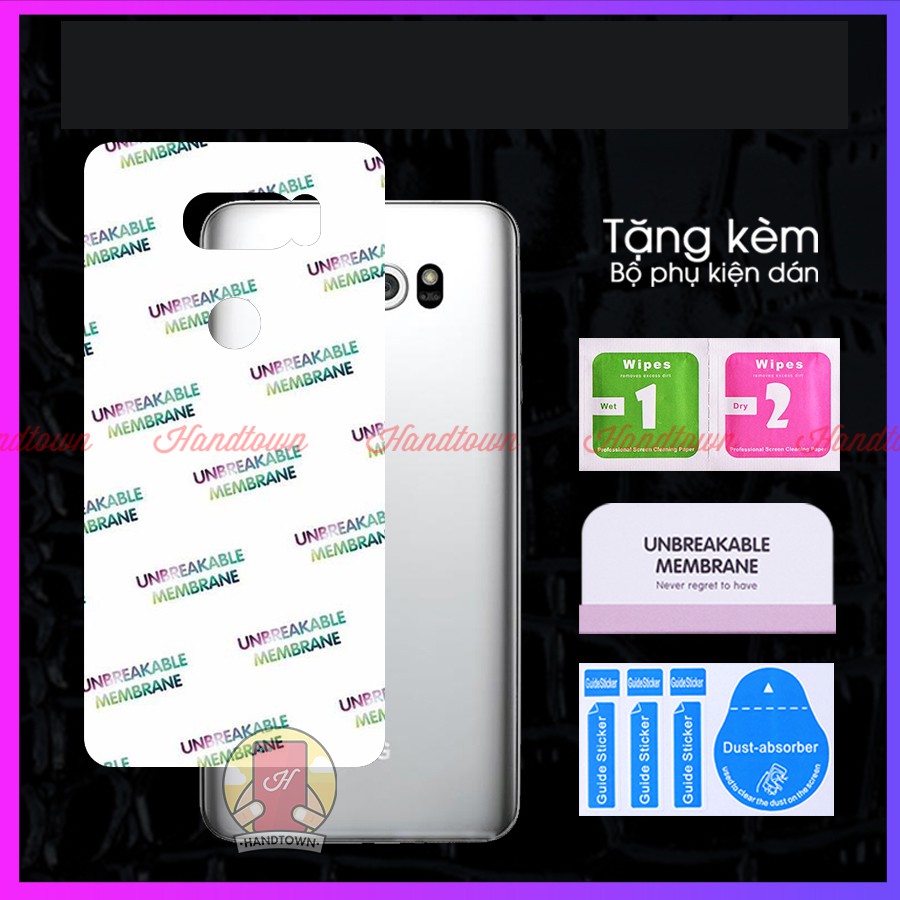 Dán PPF Mặt Lưng LG V30 / LG V40 ThinQ / LG V50 ThinQ Kính Cường Lực Dẻo Vân Cá Sấu / Hiệu Ứng Cầu Vồng / Trong Suốt