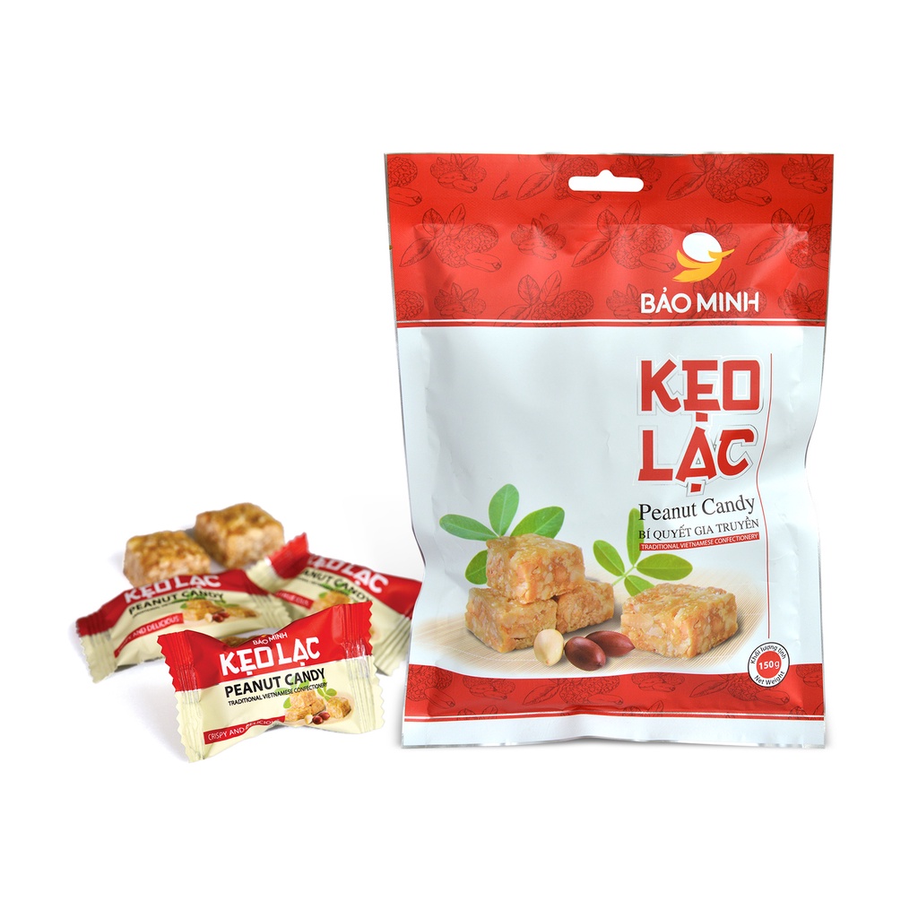 Kẹo lạc mặn Bảo Minh 150g đậm vị truyền thống