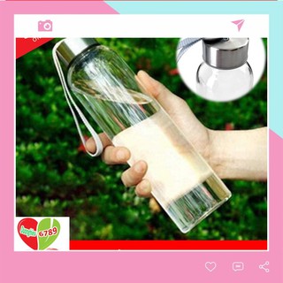 [LOẠI 1 - GIÁ HỦY DIỆT] Bình Nước Thủy Tinh, Chai Detox Có Dây Xách 500ml, 300ml - Duonghieu6789