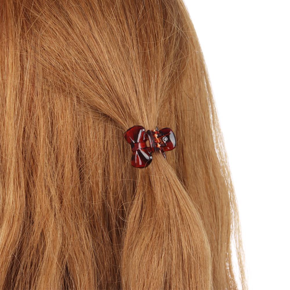 JUNE Set 6 Kẹp Tóc Nhựa Họa Tiết Da Báo