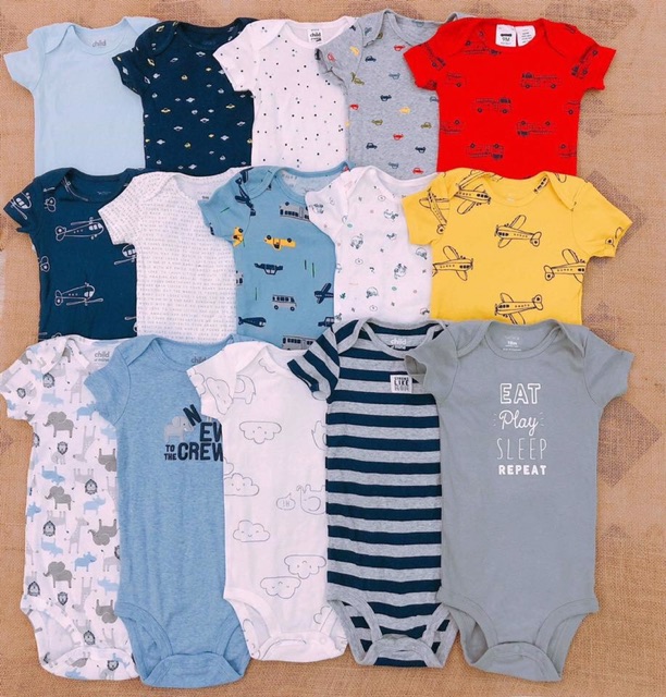 Set 5 body chip bodysuit Cater's xuất dư xịn cho bé ( mẫu ngẫu nhiên)