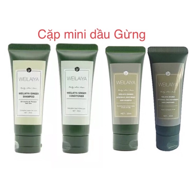 Dầu gội weilaiya cặp mini 20ml