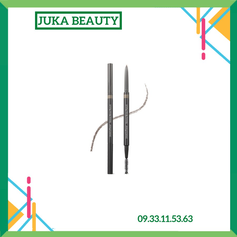 Chì kẻ mày siêu mảnh Innisfree Skinny Brow Pencil