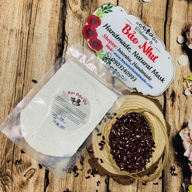 1Kg Bột Đậu Đỏ Handmade Ủ Face+ Body