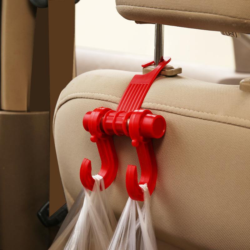 Móc Treo Đồ Đôi Treo Sau Ghế Xe Ô Tô Nhỏ Gọn, Tiện Lợi