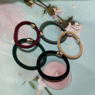 Set 5 dây cột tóc, chun/thun cột tóc đơn giản dành cho nữ
