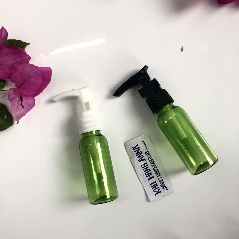 [ Hủ Chai 30ml ]  SET 50 CHAI NHỰA NHỎ 30ML - Combo 50 bình nhựa pet Nâu/ Xanh / Trắng xịt sương / xịt giọt / nắp bật