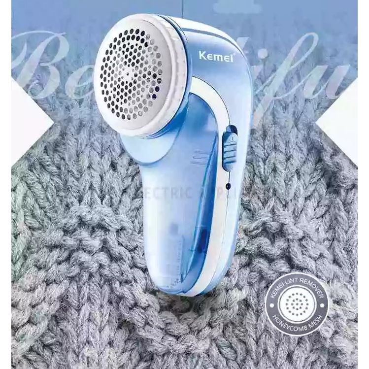 Máy Cắt Lông Xù Quần Áo Mini Kemei Km 772 Tặng Kèm Lưỡi Cắt