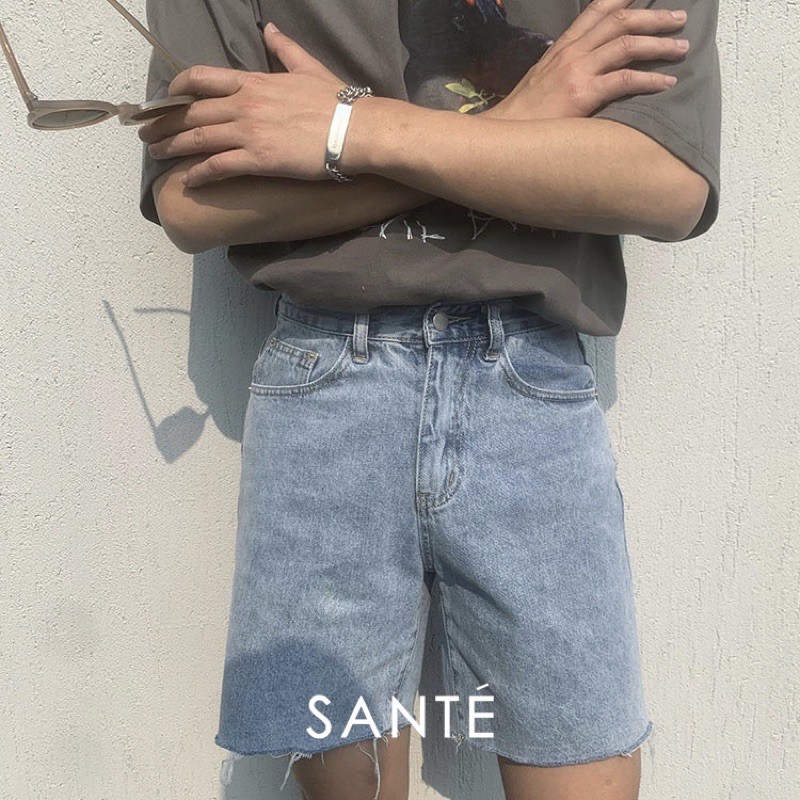 Quần short jeans nam