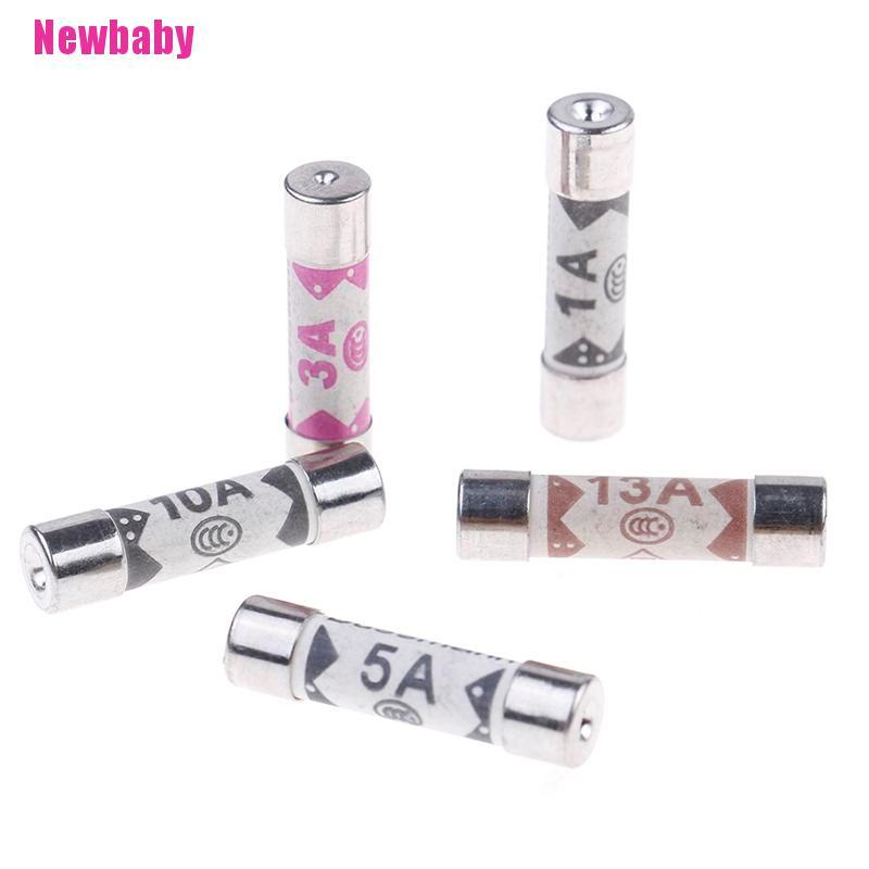 Cầu Chì Gốm 6Mmx25Mm BS1362 1A 3A 5A 10A 13A