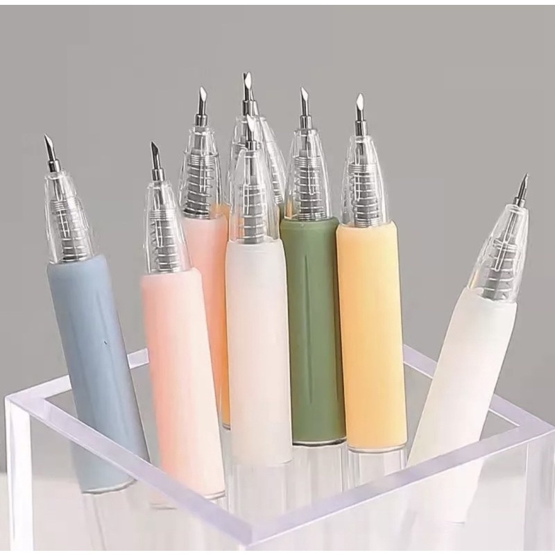 Bút Cắt Sticker, Cắt Giấy Màu Pastel Nhỏ Gọn Tiện Dụng