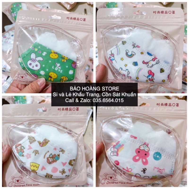 Khẩu Trang 5D Cho Bé  - Khau Trang 5D