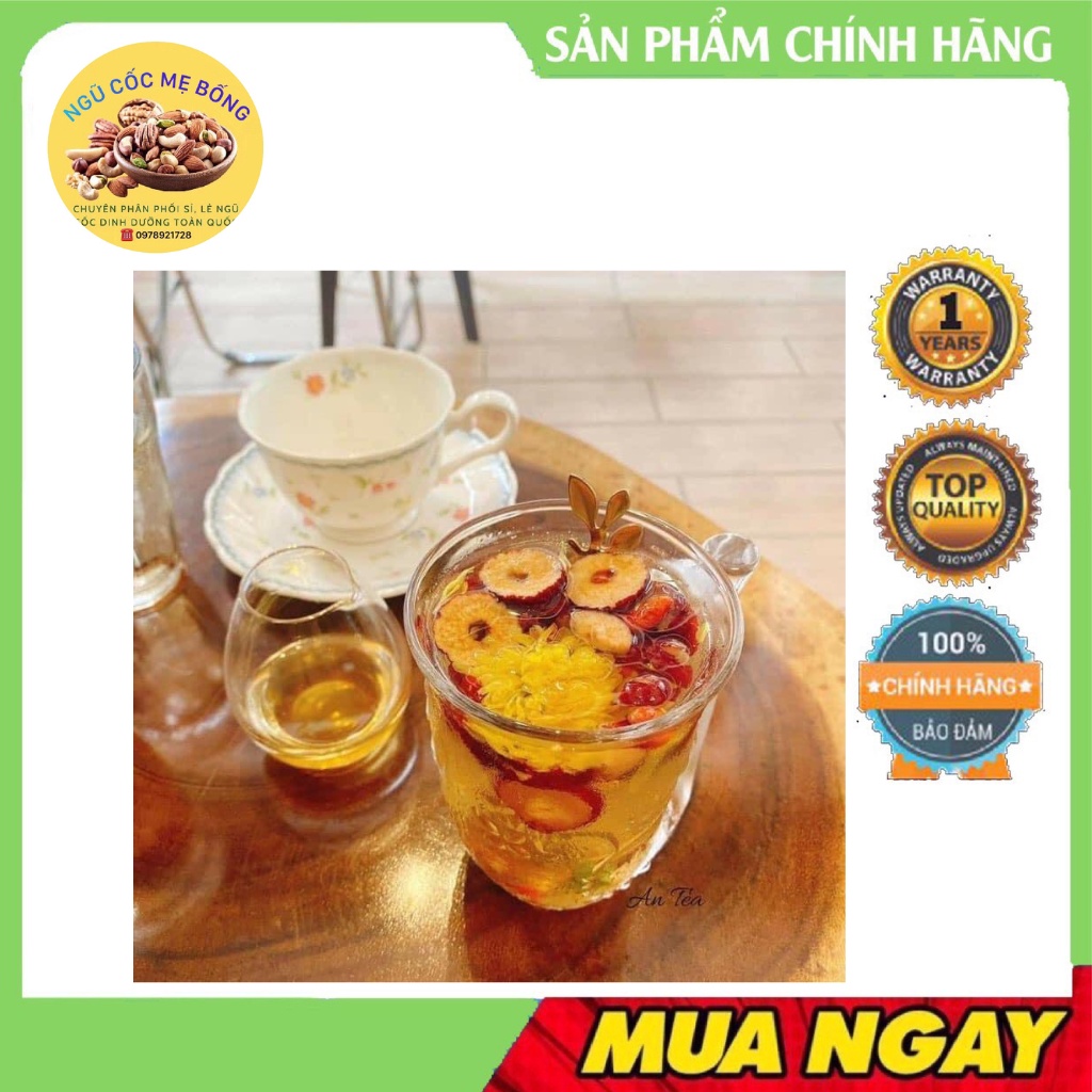 Trà Dưỡng Nhan 9 Vị Từ Tự Nhiên Tốt Cho Sức Khỏe Giúp Đẹp Da