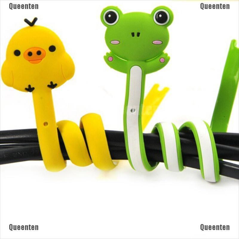 Dụng cụ quấn dây cáp gọn gàng hình động vật dễ thương