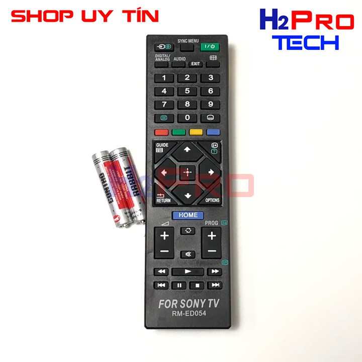 REMOTE ĐIỀU KHIỂN TIVI SONY RM-ED054 - Tặng đôi pin | điều khiển tv sony