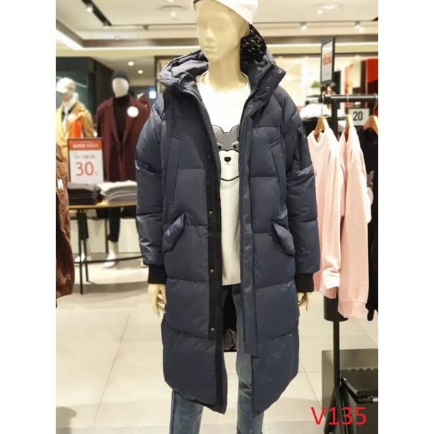 Áo phao dáng dài Xuất Hàn Quốc hiệu HUM Chính Hãng , chuẩn Store