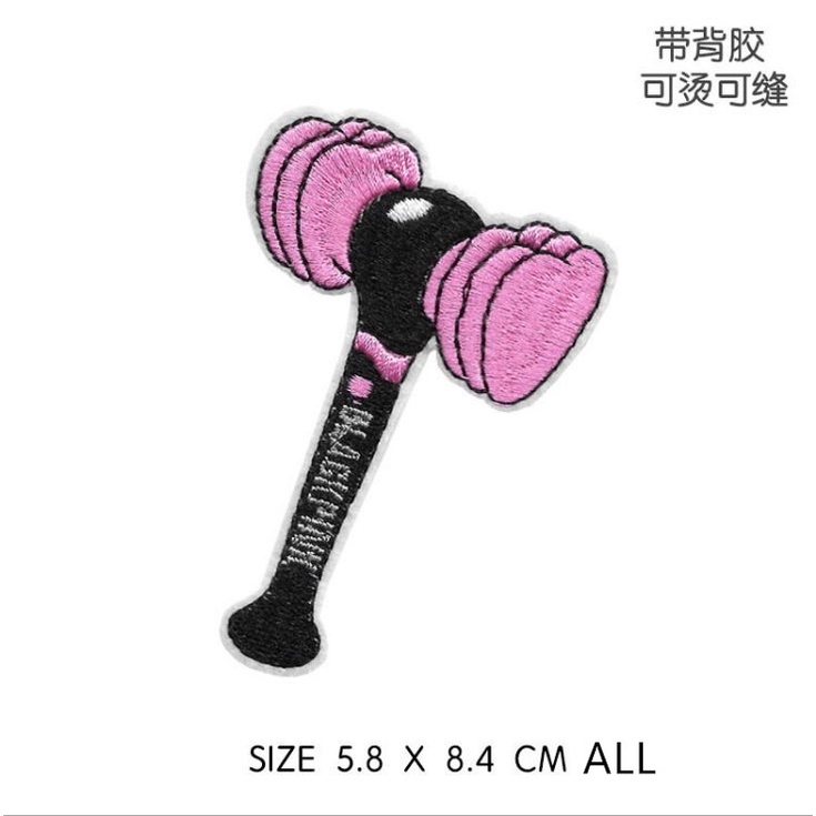 Hoạt Hình Miếng Dán Ủi Quần Áo Thêu Hình Ngựa pony powerpuff girls unicorn merry-go-round Dễ Thương diy