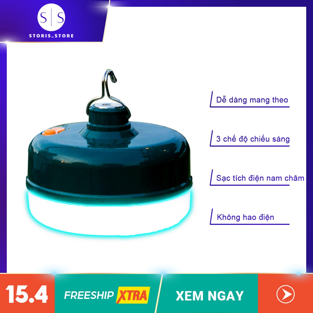 Bóng đèn LED sạc tích điện C12 đầu hút nam châm lực hút mạnh chống nước 3 chế độ sáng tùy chỉnh dung lượng pin lớn