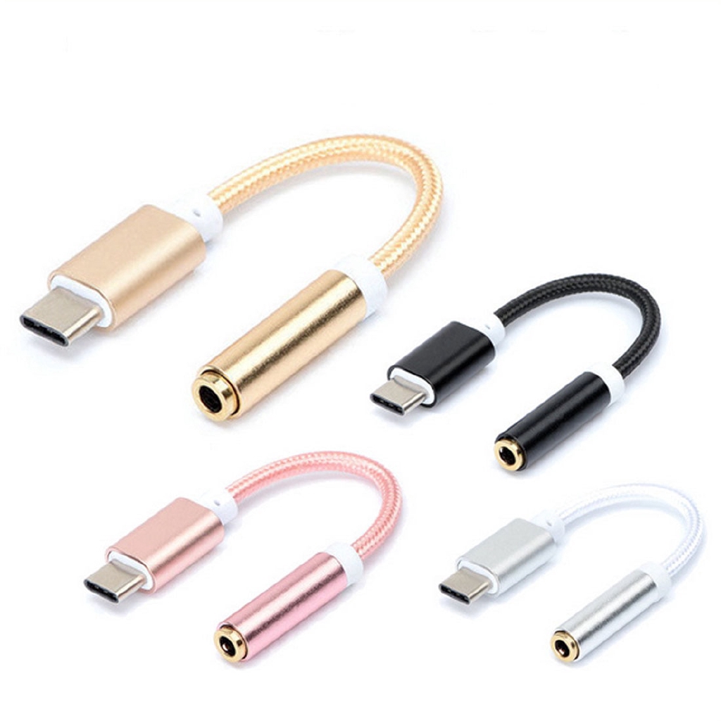 Cáp chuyển đổi usb C sang cổng 3.5mm Aux cho Android