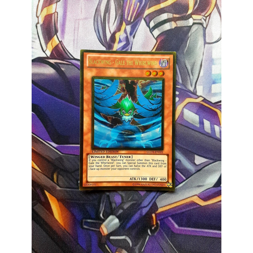 Thẻ Bài Yugioh Monster Blackwing - Gale the Whirlwind - GLD3-EN021 - Gold Rare