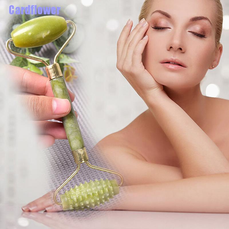Cây Lăn Mát Xa Mặt Bằng Đá Ngọc Bích Phù Hợp Cho Nam Và Nữ